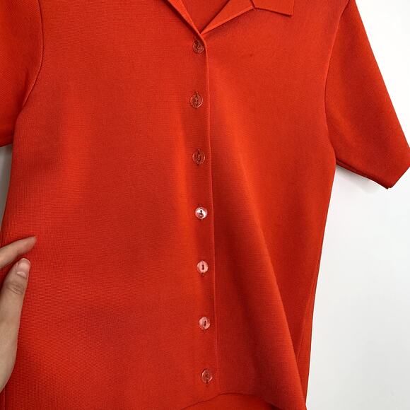 Hanifa Robyn Dress in Flame Red Two Piece Skirt Set Womens XS - Picture 8 of 16